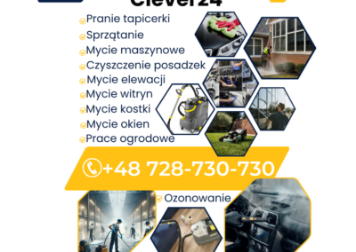 Pranie tapicerki, sprzątanie, czyszczenie posadzek, mycie elewacji, mycie okien, prace ogrodowe. Wrocław, Oława, Długołęka, Oleśnica, Brzeg, Jelcz-Laskowice, Grodków, Strzelin